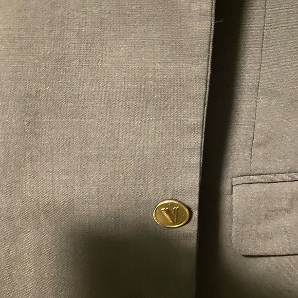 Versace vintage classic Navy suit. Wider pant leg. - Picture 2 of 7